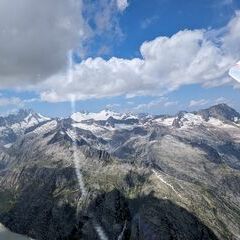 Verortung via Georeferenzierung der Kamera: Aufgenommen in der Nähe von Interlaken-Oberhasli, Schweiz in 3300 Meter